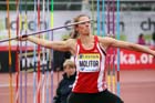 Katharina Molitor in the javelin, 2012 Samsung Diamond League, Crystal Palace, London.